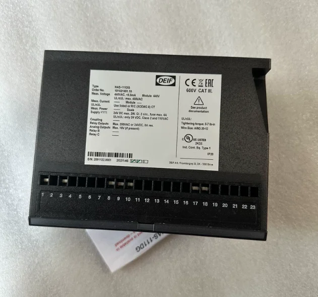 DEIF HAS-111DG Synchronizing Relay, Brand New