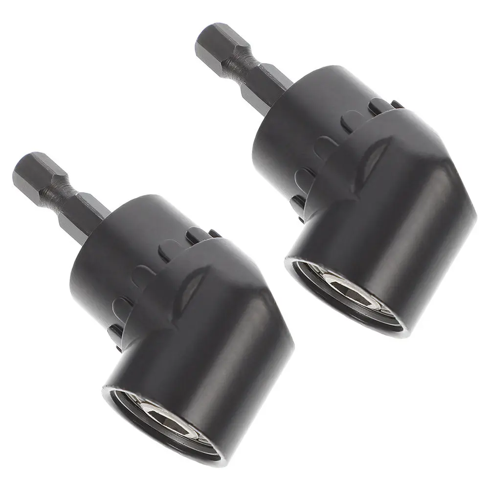 

2Pcs Angled Bit Holder 105 Degree Angle Driver Adapter Alloy Steel Magnetic Socket Right Angle Drill Adapter Driving Power