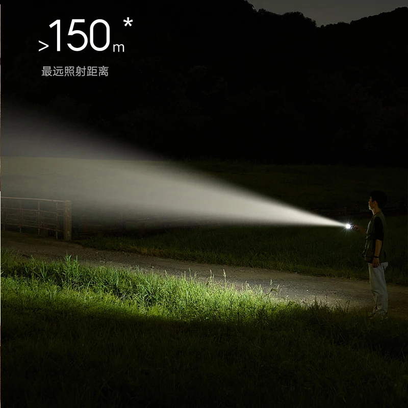 Xiaomi Mijia مصباح يدوي متعدد الوظائف 3100mAh IP65 مقاوم للماء 1000lm إضاءة الطوارئ للمنزل الذكي Xiaomi