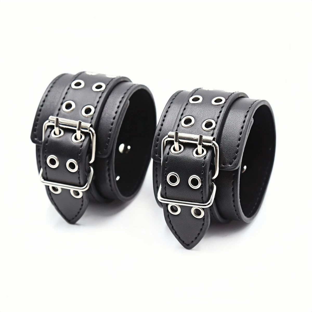 Pu Leather Handcuffs And Footcuffs Fashion Game Party Binding Suitable For Cosplay Costume Accessories Stage Performance Props