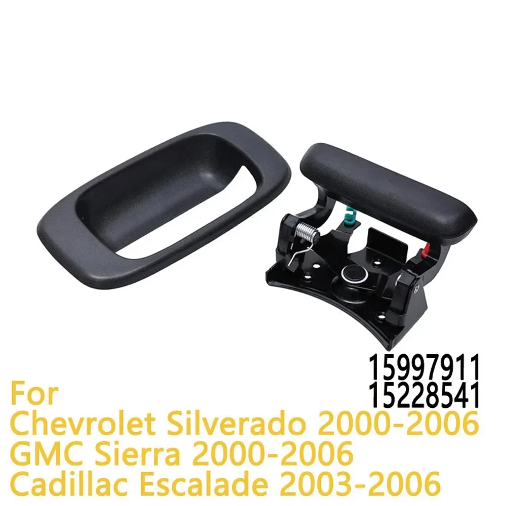 Pickup Car tailgate handle Bezel Trim Kits for Chevrolet Silverado 1999-2007 GMC Sierra 1999-2007 15997911 15228541