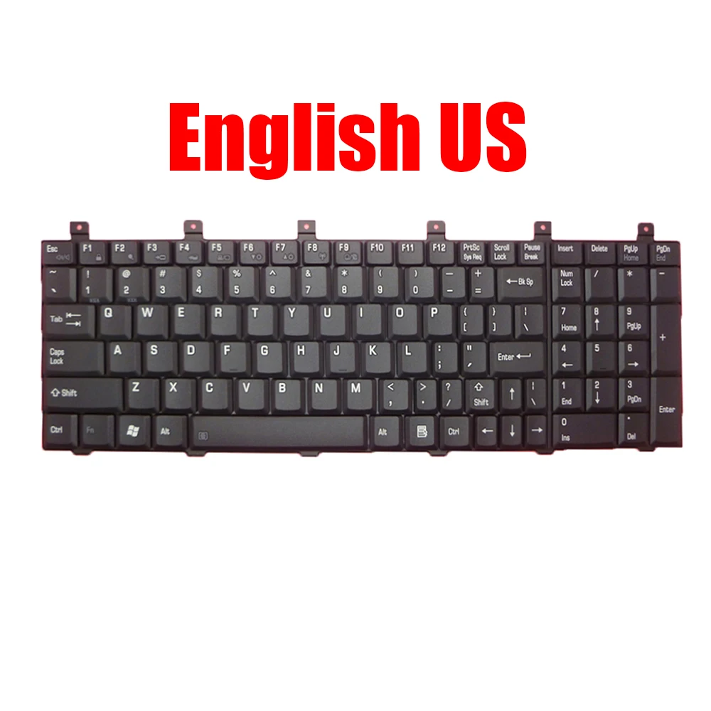 

Английская американская клавиатура для ноутбука Toshiba для Satellite M60 M65 P100 P105 MP-03233US-920 AEBD10IU011, черная, новая