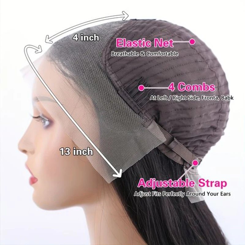 الشوكولاته براون الجسم موجة الدانتيل شعر مستعار أمامي 13X4 شفاف قبل قطعها البرازيلي براون عذراء الشعر HD شعر مستعار أمامي للنساء #3