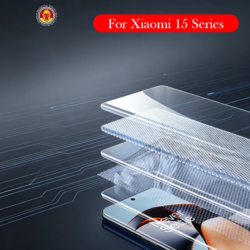

2PC Monkey King UV Tempered Glass For Xiaomi 15 Ultra Screen Protector for XIAOMI 14 15 Ultra Pro Cover Film
