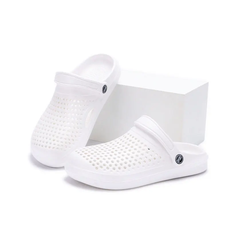Couple Style Trendy Spring/Summer New Eva Soft Thick-Soled Casual Fashion Comfortable Closed-Toe Clogs Suitable for Home, Outdoor, Commuting, and Everyday Versatile Use - Detail 1