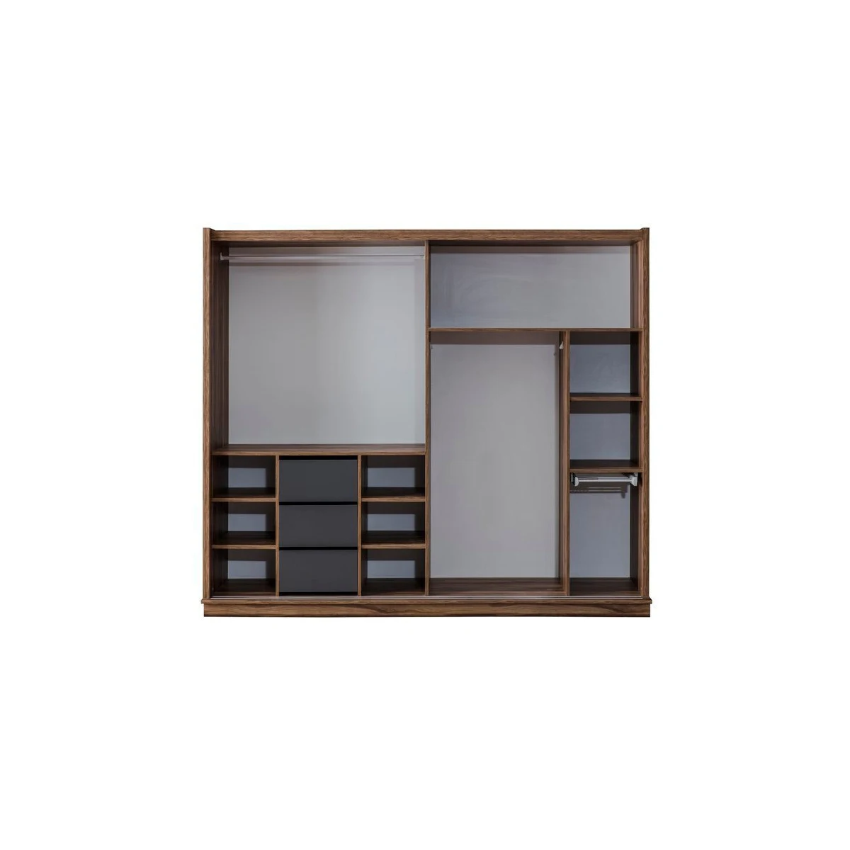 az-Best Fashion Wooden Foldable and Extendable Wardrobe Cabinet for Home Furniture Modern Design Style for Living Room