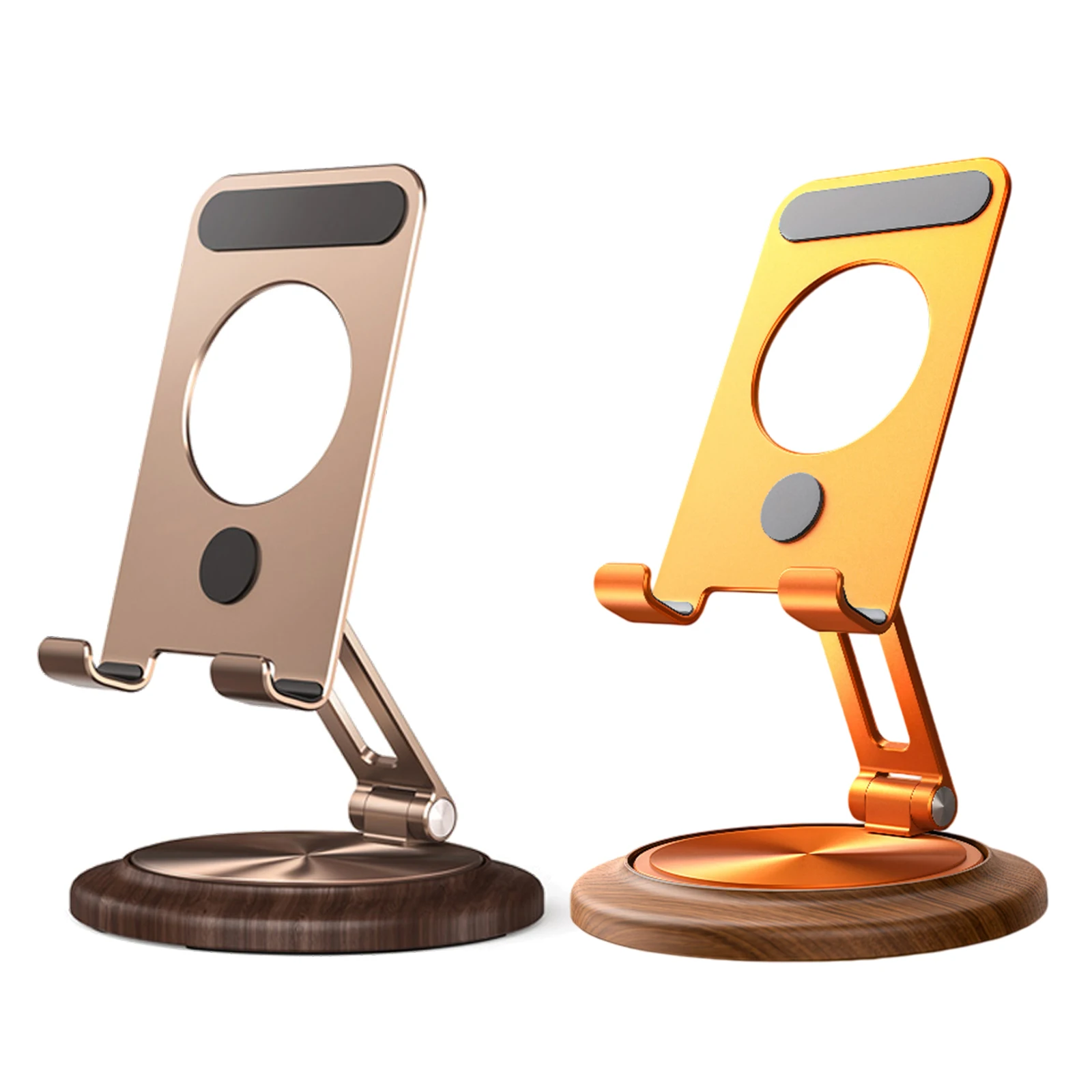 

Beside Cell Phone Holder 360 Rotating Portable Aluminum Cellphone Stand with Anti-Slip Base for All Phones Teen Boys Girls Gifts