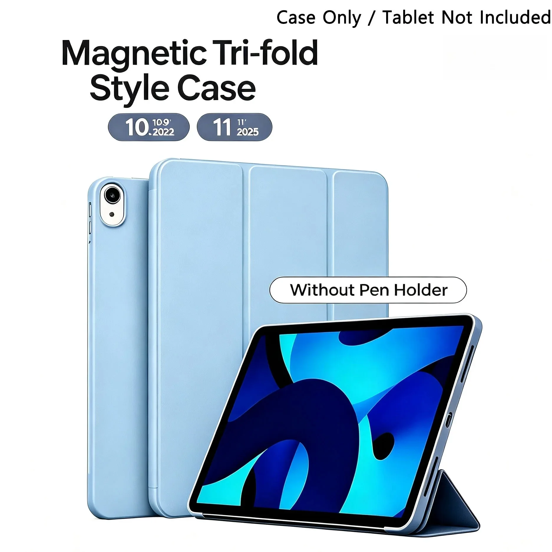 Case for iPad mini Air Pro 8.3 9.7 10.2 10.5 10.9 11 12.9 13 11th 10th 9th 8th 7th 6th 5th Slim Shockproof Full-Cover Soft Case