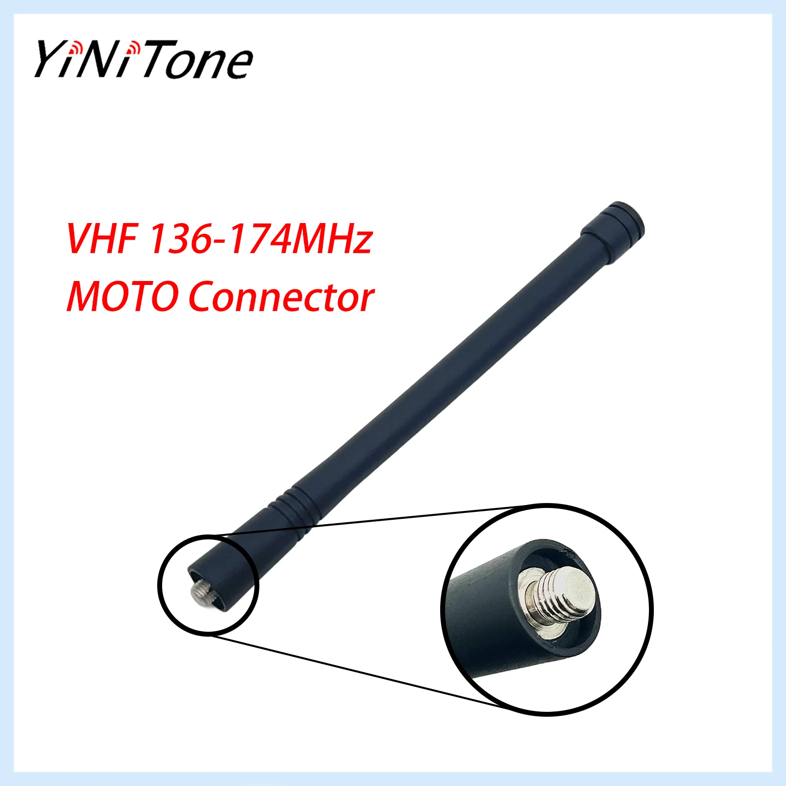 

10pcs 5pcs 2pcs 1pcs 15cm VHF Flexible Antenna for Motorola Two-Way Radio, Fits GP68/GP88/GP328/GP338, Max 10W