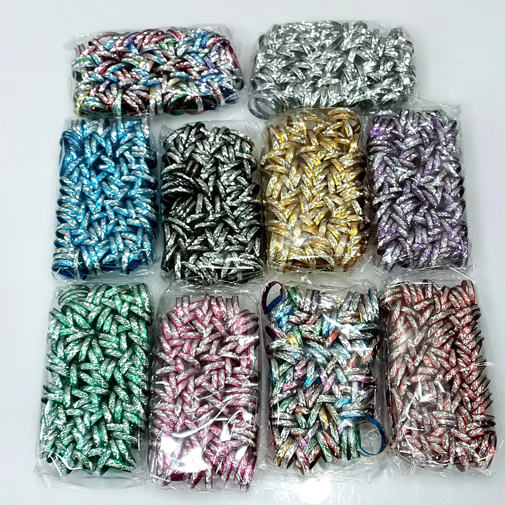 السائبة الكثير 1000 قطعة/الوحدة بالجملة 10 ألوان قمة مختلطة المرأة خاتم الألومنيوم السعر المنخفض مجوهرات ملونة