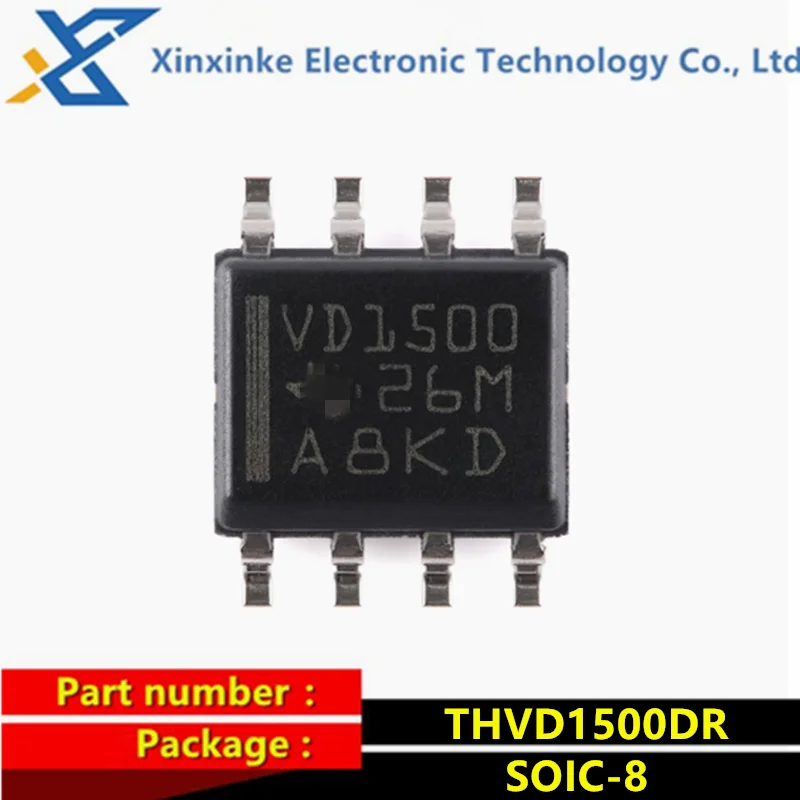 

10PCS THVD1500DR VD1500 SOIC-8 Interface ICs RS-485 Half Duplex Interface IC 5V RS-485 Transceivr up to 300kbps Brand New