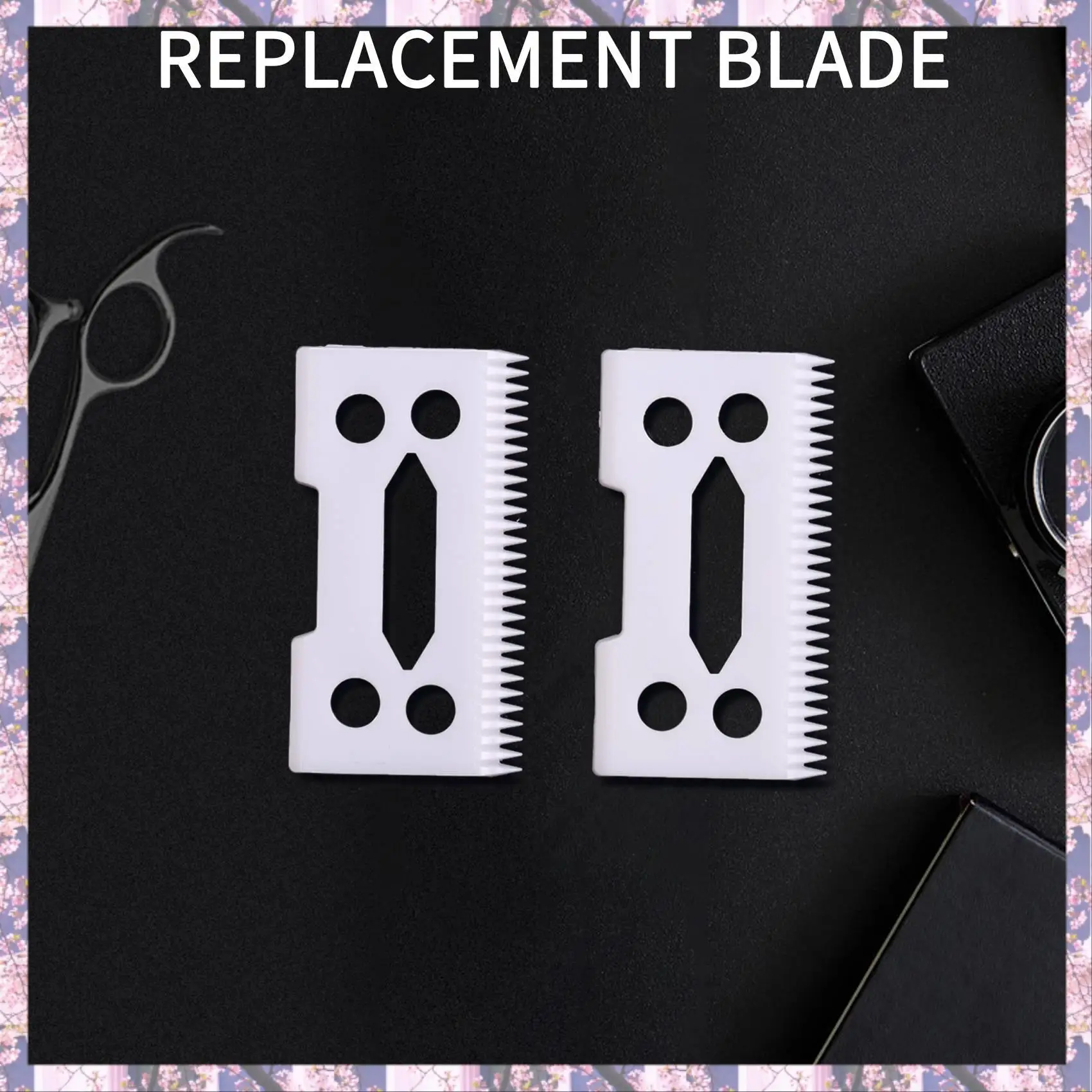 L73A 2025-New 2 قطعة 28 الأسنان زركونيا المقص شفرة ل Wahl كبار المقص #2