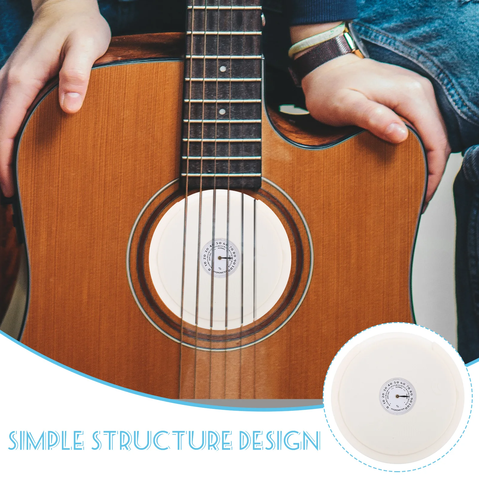 

Humidifier Humidifiers for Musical Instruments Acoustic Guitar Accessories White Soundhole