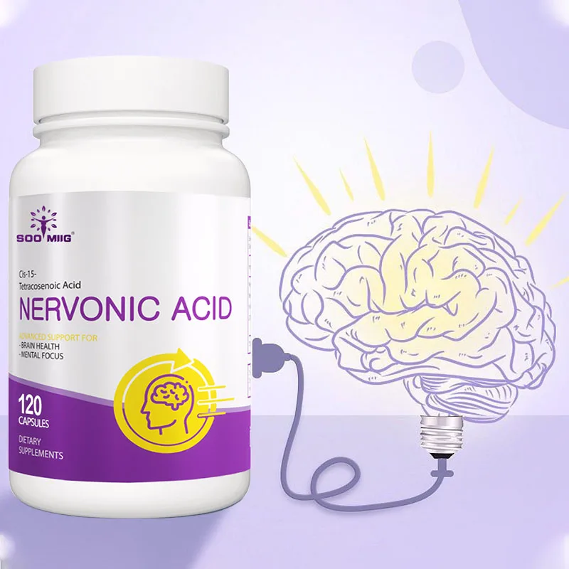 

Soomiig Advanced Brain Booster - Nervous Acid Supplement - Helps Heart Health, Nervous System and Energy Metabolism