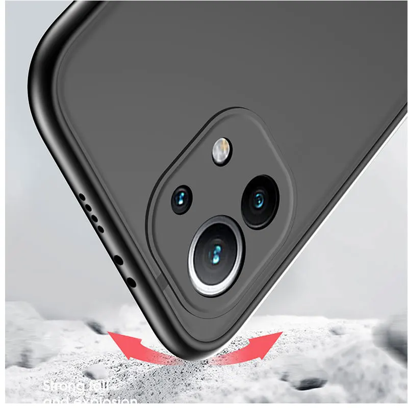 Matte Phone Case for Xiaomi  POCO X3 X4 NFC M5 F4 Silicone Edge Funda Clear Cover JDM Dream Car image 3