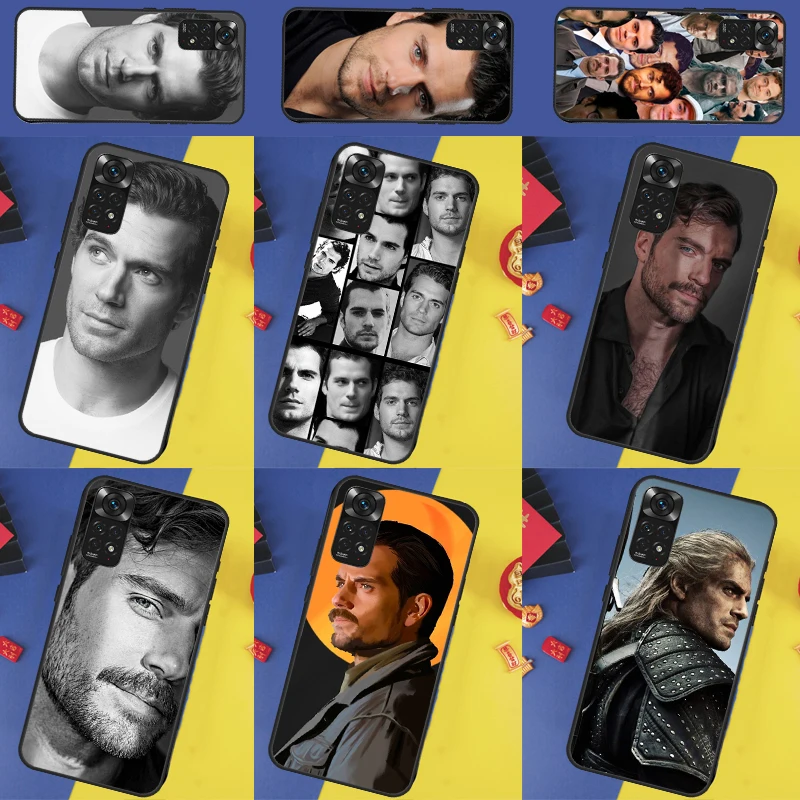 Henry Cavill Case For Xiaomi Redmi Note 12 11 Pro 7 8 9 10 Pro Note 9S 10S 11S Redmi 10C 10 9 9A 9C 12C Cover