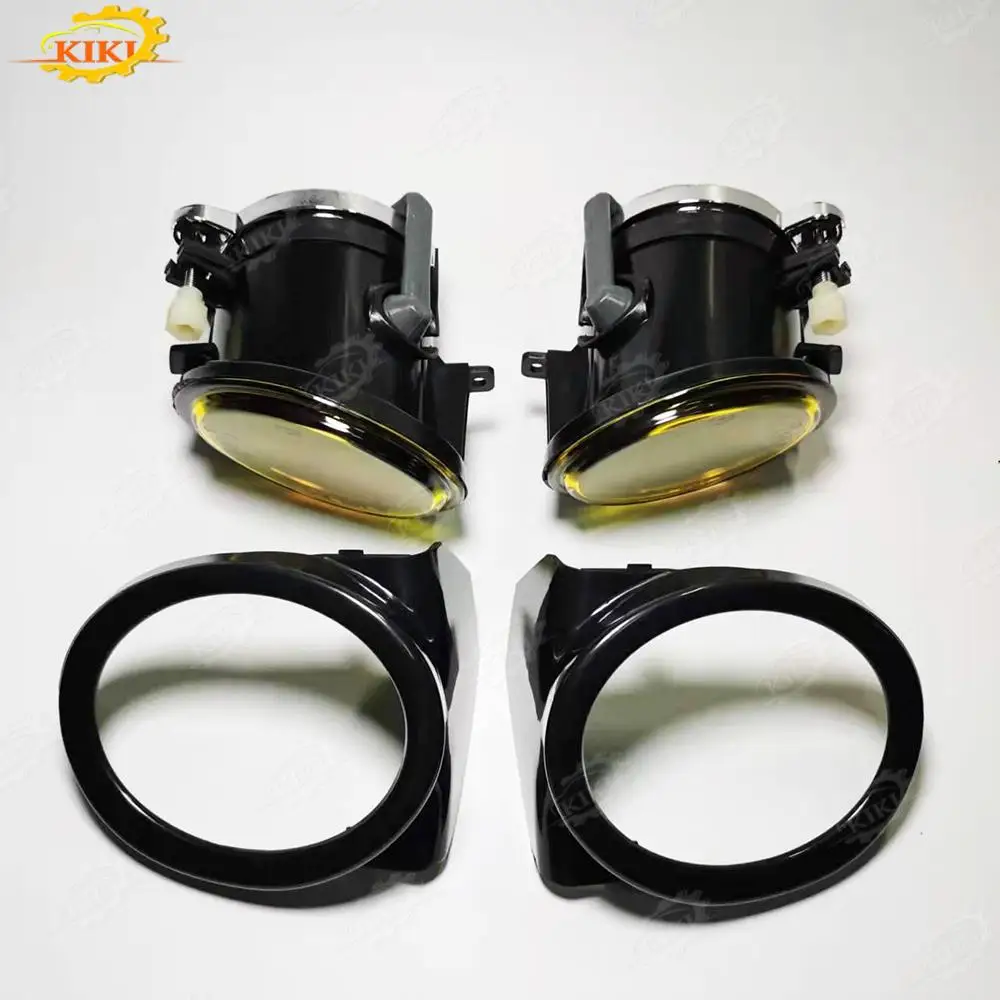 

Clear Front Bumper Fog Lights with Cover Bulbs Amber Car Fog Lamp Housing For BMW E46 M3 01-06 M-Tech Auto Lamp Accessories