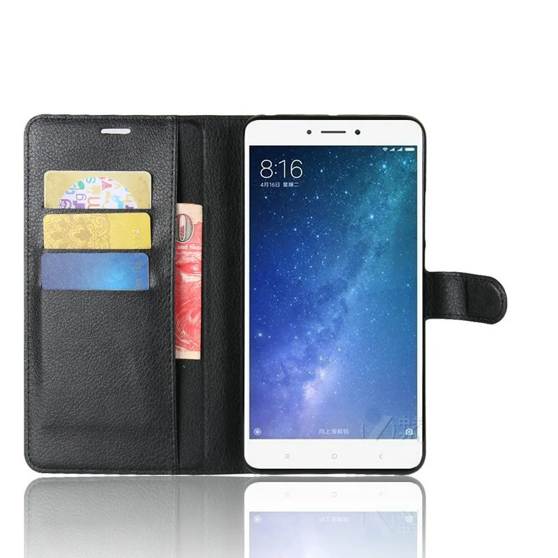 For Xiaomi Mi Max 3 Wallet Flip Leather Case for Xiaomi Mi Max 2 Max2 32GB 64GB 128GB Phone Cover with Stand Etui Funda