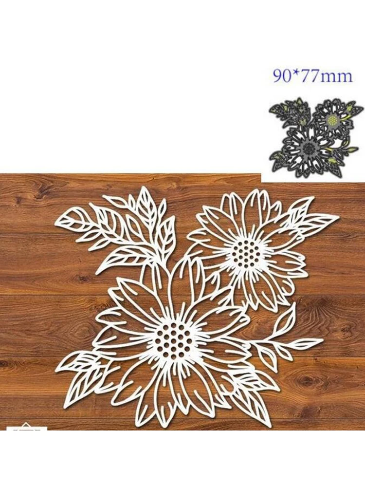 metal cutting dies cut die mold Ocean flower series frame Scrapbook paper craft knife mould blade punch stencils dies