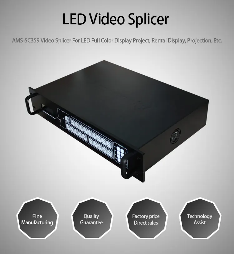 LED Video Splicer AMS SC359 Video Wall Seamless Switching Splicing Digital Control Processor Support SDI Input