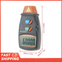 LCD Laser Photo Tachometer Mini RPM Tester Meter Digital Tach Tach Digital Tachometer Tachometer ‑2234C+ NOn Contact Digital