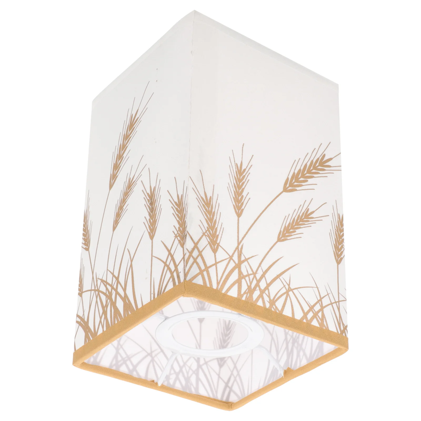 

Square Cloth Lampshade Modern Simple Design Dust-Proof Decorative Light Cover For Bedroom Living Room Study Table Floor