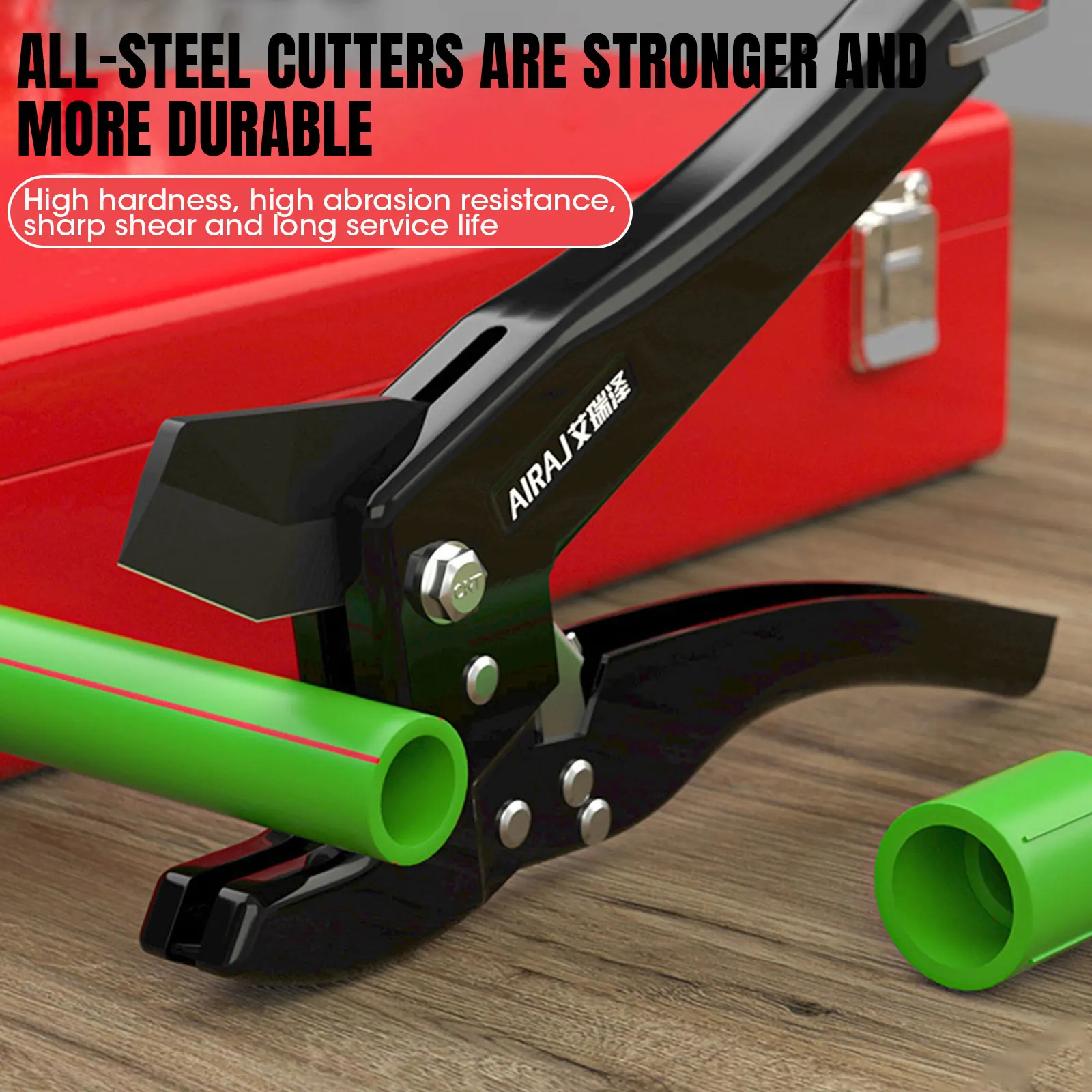 

32/42MM PVC Pipe Cutter Heavy Duty Professional Grade Labor Saving Hose Scissors Quick Pipe Cutting Tool