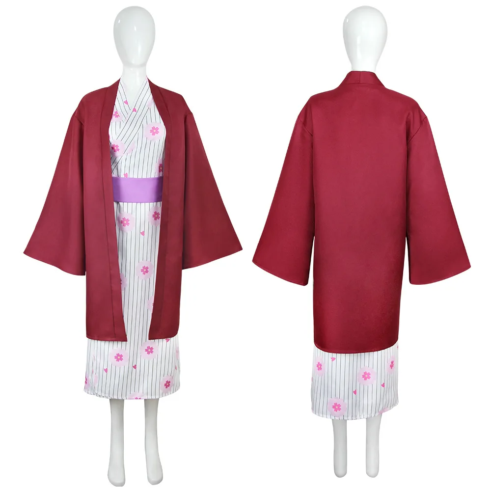 

Anime Kanroji Mitsuri kimono Cosplay bathrobe Costume