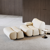 Nordic Furniture Chairs Velvet Chair Modern Armchairs Dining Luxury Design Individual Armchair Deck-chair Lazy Sofa Lounge Curly