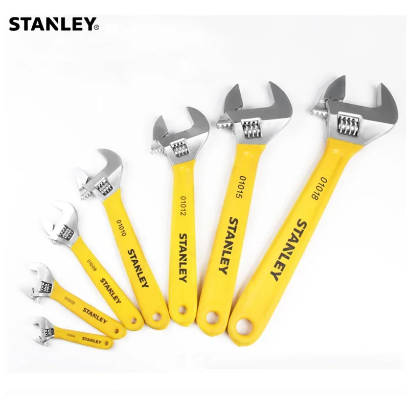 Stanley 1-PCS adjustable universal wrench mini small big 4 6 8 10 12 15 18 inch spanner wrench mouth adjustable jaw repair tools