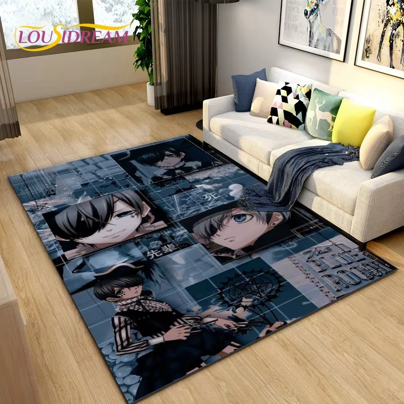 Soft and Comfortable Cartoon Area Rugs—Full-Coverage Carpeting for Living Rooms, Bedrooms, Playrooms, and Studies—Home Decor