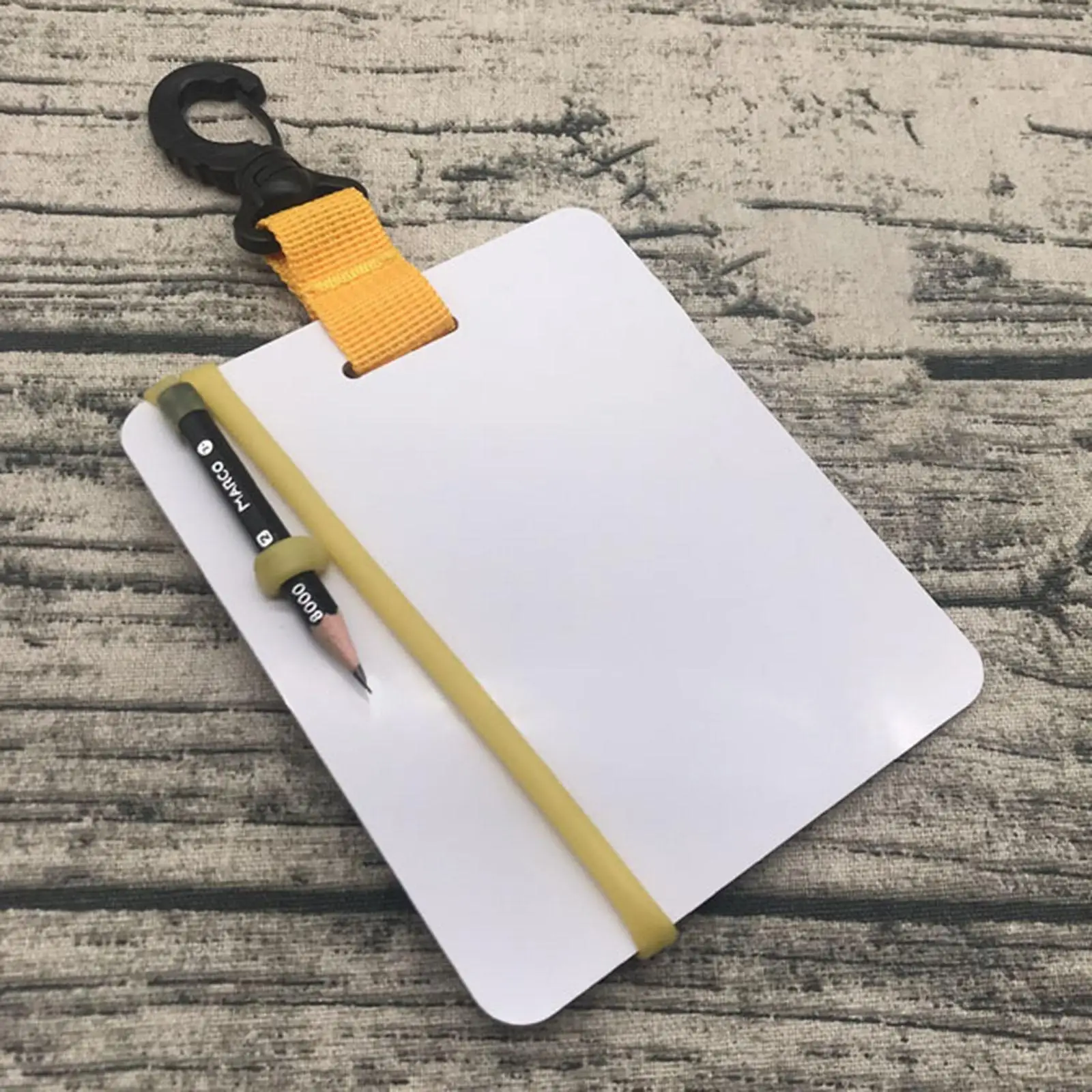 Outdoor Submersible Note Pad Waterproof Slate Replaceable Pencil Spring String Scuba Gear Board for Diving Expeditions