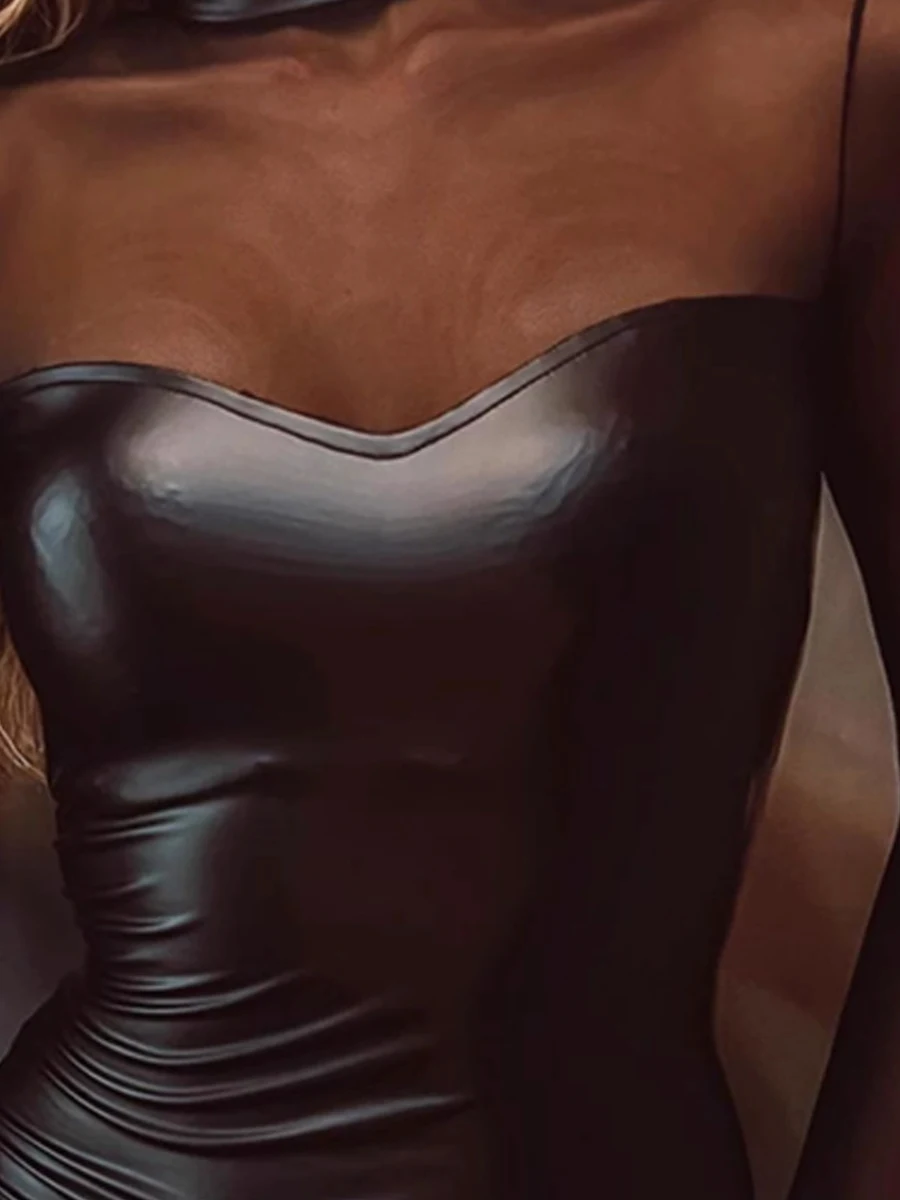 Sexy Black Sheer Mesh Spliced Slim Fit Bodycon Dress Nightclub Party Mini Dress