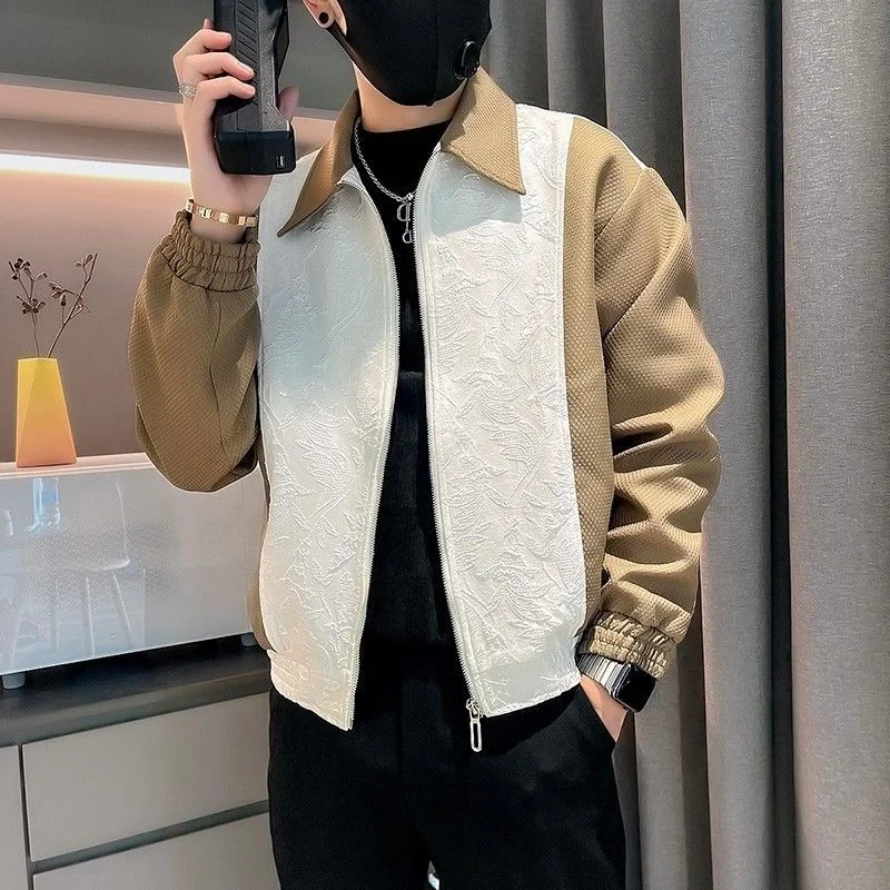 نمط الرجال سترة الخريف والشتاء الربط قمم سترة جديدة عارضة وعصرية متعددة الاستخدامات