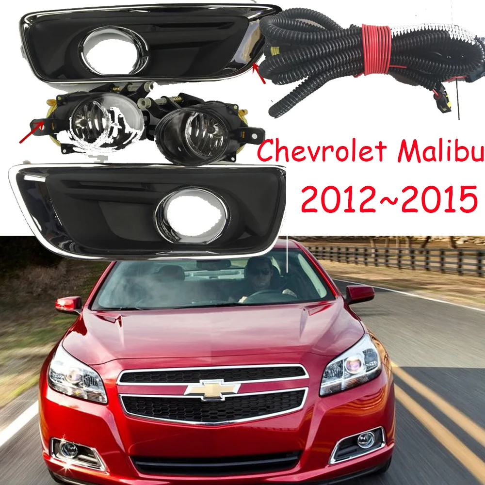 

Один комплект автомобильных бамперов, противотуманная фара для Chevrolet Malibu 2012 2013 2014 2015 года, галогенные автомобильные аксессуары 4300K, фара Malibu