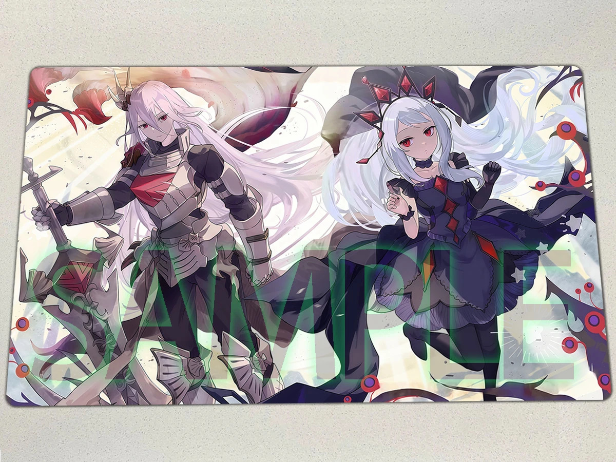 

YuGiOh Playmat Guiding Quem, The Virtuous TCG CCG Mat Dogmatika Fleurdelis, The Knighted Trading Card Game Mat Mouse Pad & Bag