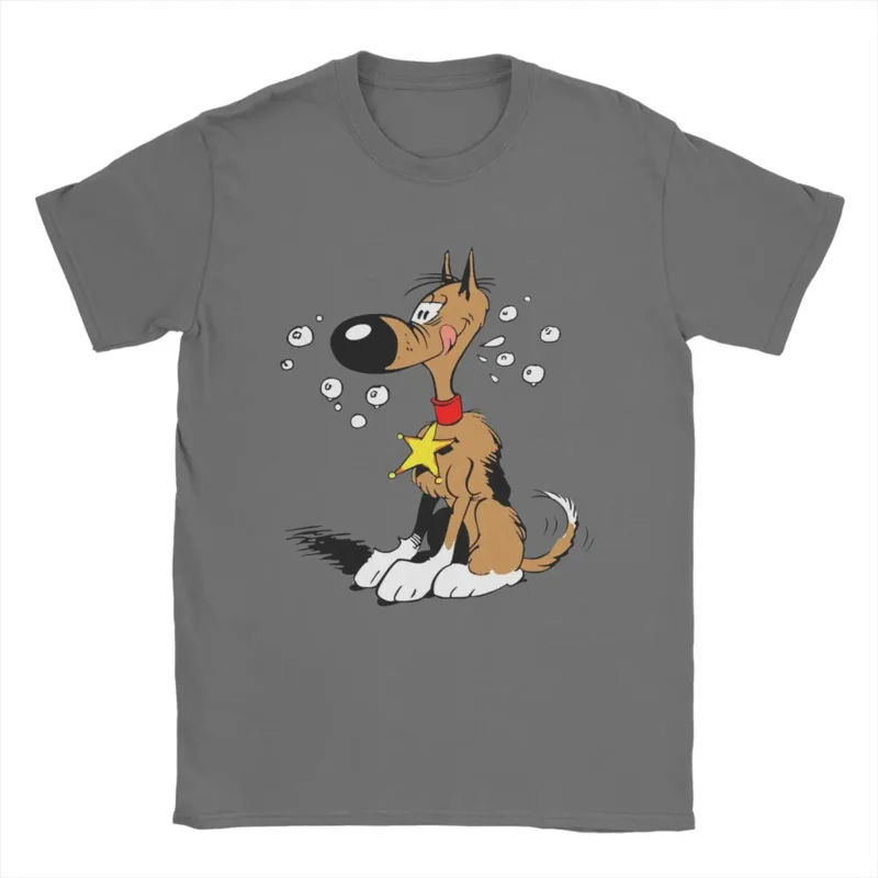 Men Rataplan Lucky Luke t shirts 100% cotton clothes fashion short sleeve o neck tee printing T-shirt