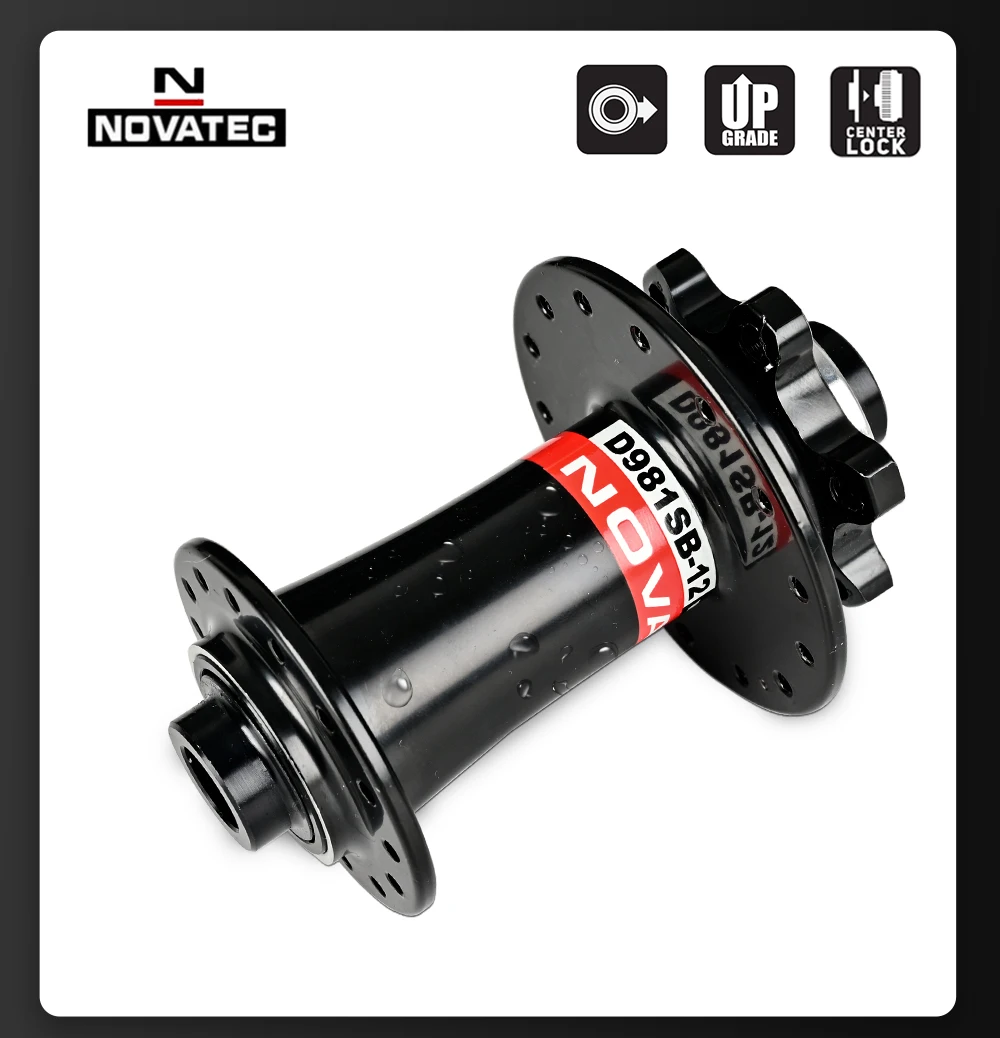 NOVATEC D981SB-12 D982SB-12 100 x12MM 142x12MM 28 löcher Vorne und Hinten Rennrad Disc Bremse lager Fahrrad Hub Für HG 8 9 10 11S – Detail 13