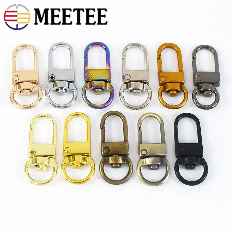 10/20/30Pcs Metal Buckles For Bag Strap Dog Collar Buckle Handbag Chain Swivel Lobster Clasp Snap Hook DIY Hardware Accessories