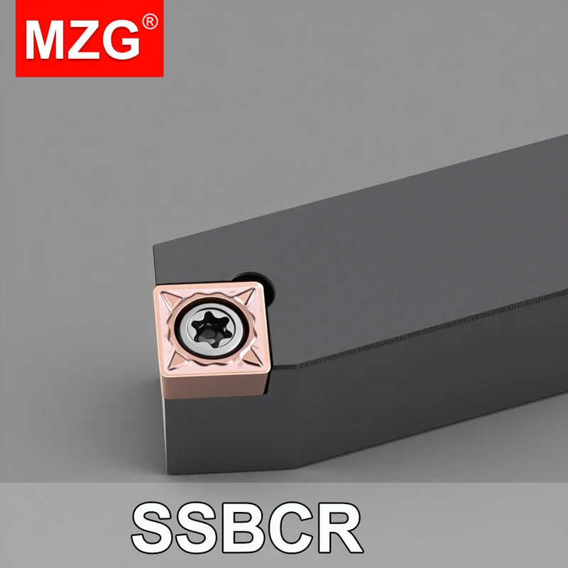 

MZG SSBCR1212 SSBCR1616 SSBCR2020 SSBCR2525 SSBCR Держатель инструмента для внешней настройки с ЧПУ SCMT Вставка Токарный станок Режущий хвостовик
