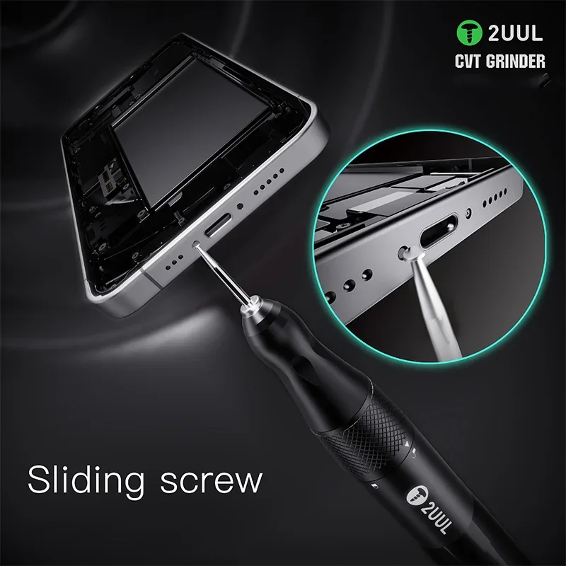 2UUL DA84 Rechargeable Grinding Pen 18000RPM Stepless Speed For CPU Chip Grinding & Screen IC Removal