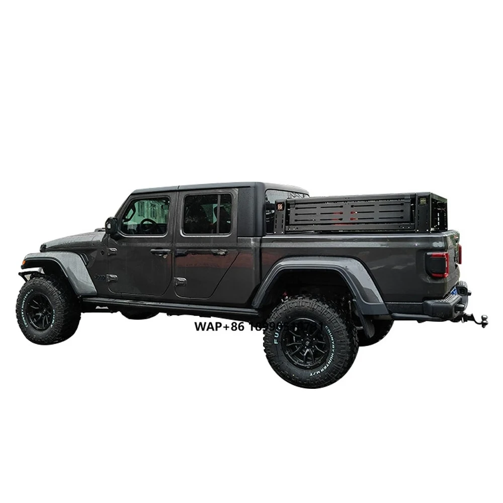 

Steel Truck Bed Cargo Roof Racks for Jeep Gladiator Special Anti-Roll Bucket Gantry Rear Top Frame Modified Off-Road Tailbox