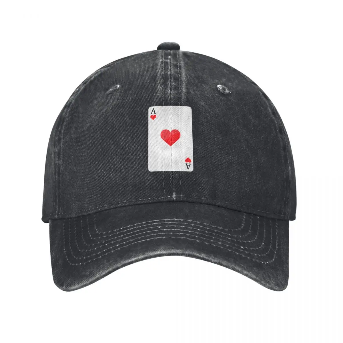 Ace Of Hearts-Poker Baseball Cap Hat Luxury Brand hiking hat summer hat Hats Man Women's