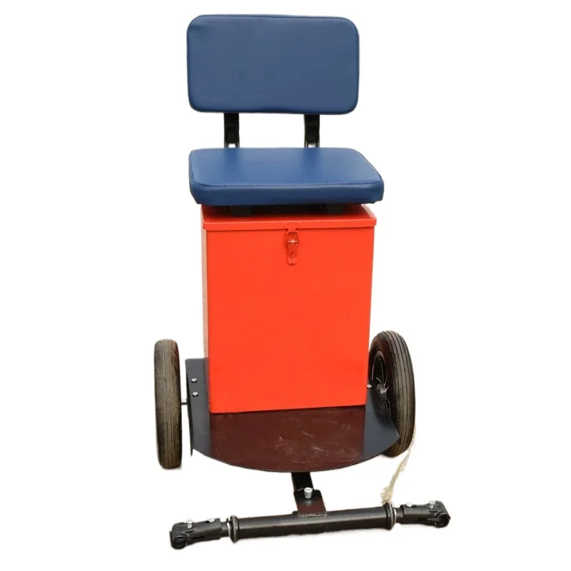 Electric Wheelchair Double Seat Trailer Kit, Rear Mounted Add-On for Passenger, Enables Two Person Travel Together