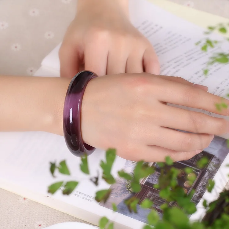 

New violet opal bracelet women's amethyst bracelet