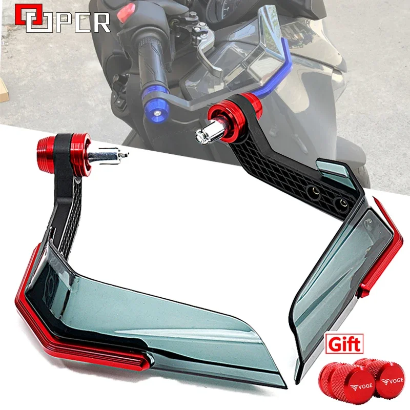 Motorcycle Handguard Shield Hand Guard Protector Windshield valve cap For Loncin Voge SR4MAX 300AC 300R 500DS 500R 650DS ER10