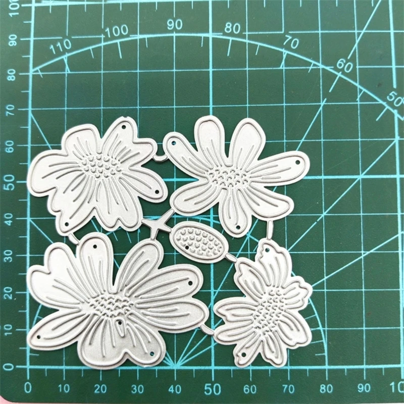 Daisy Flower Metal Cutting Dies Scrapbooking Stencil Die Cuts Card Embossing DIY Photo Album Template Mold DropShipping