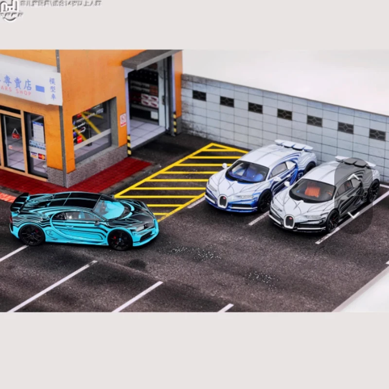 

LJM 1:64 Scale Chiron Ceramic Dragon Resin Simulation Car Model Static Collection Decorated Holiday Gifts Toys Souvenir Gift