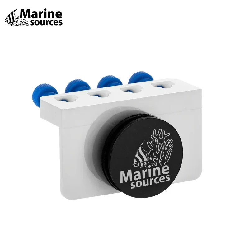 Marine Strong Magnetic Suction Plate Titration Pump Titration Hose Holder 4-Head Bracket