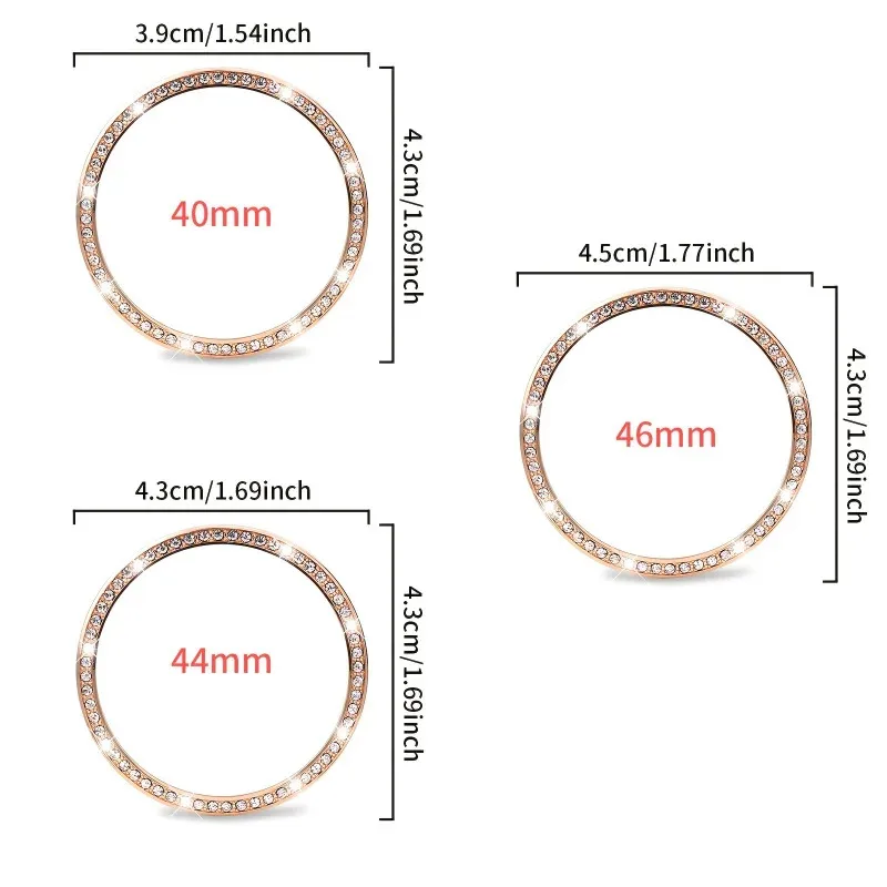 BUSKOZ Metal Bezel For Samsung Galaxy Watch 8 44mm 40mm 46mm Time/Speed Scale Frame Protective Ring Watch 8 Classic ﻿